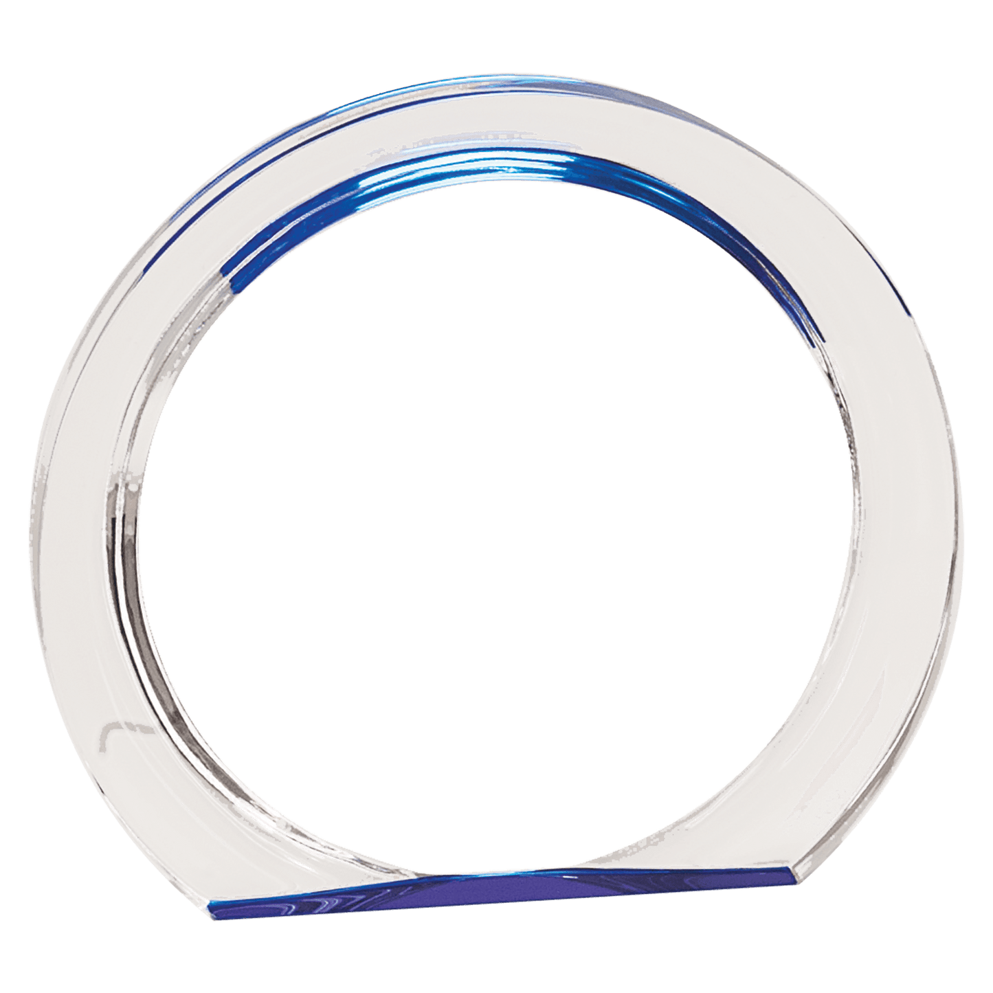 5 3/8" Blue Round Halo Acrylic