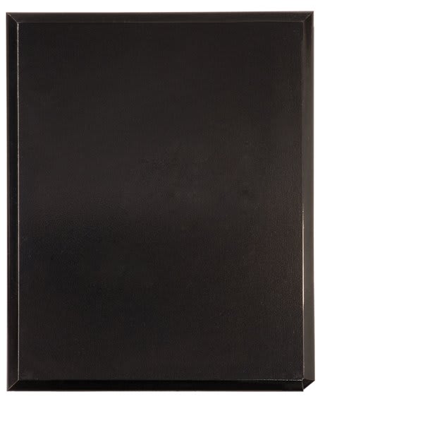 12" x 15" High Gloss Solid Black Finish Plaque