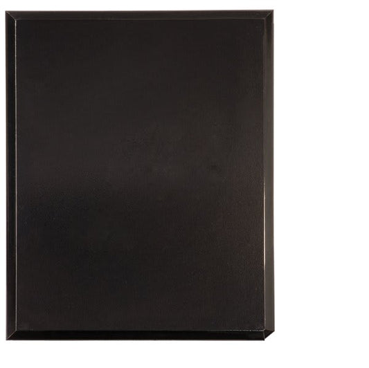 12" x 15" High Gloss Solid Black Finish Plaque