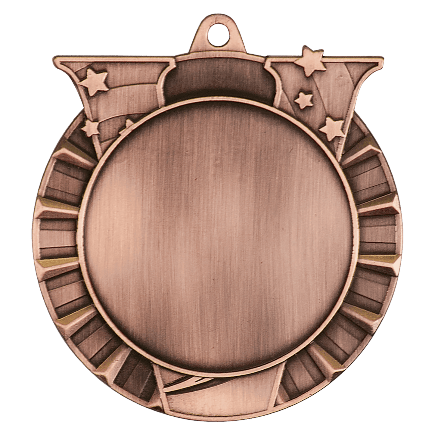 2 3/4" Antique Bronze Victory 2" Insert Holder Medal
