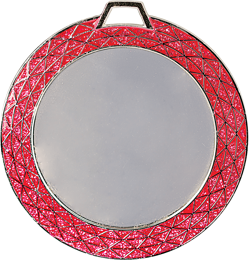 2 3/4" Pink Bling 2" Insert Holder Medal
