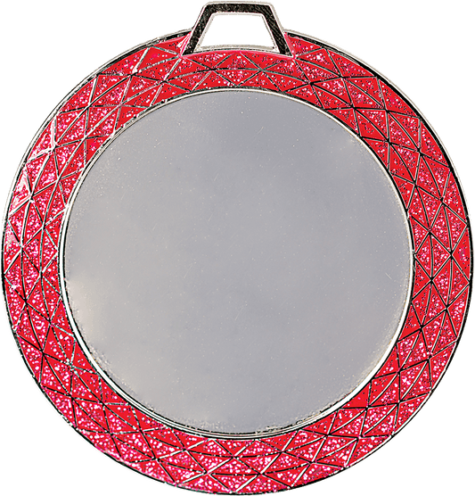 Pink Bling 2" Insert Holder Medal - 2 3/4"