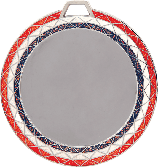 2 3/4" Red/White/Blue Bling 2" Insert Holder Medal