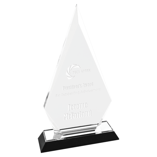 Silver Arrow Point Impress Acrylic - 9"