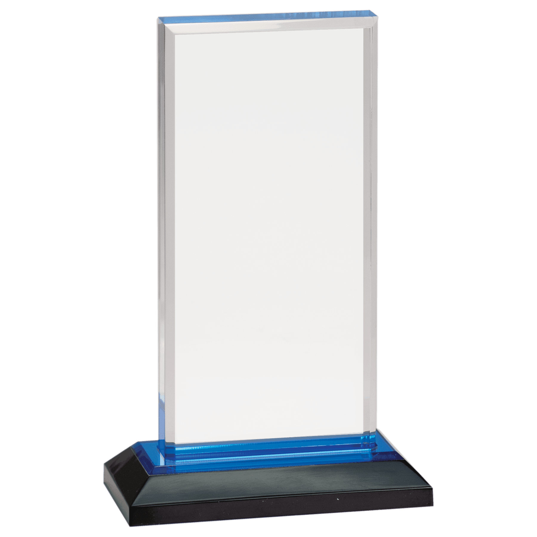 Blue Beveled Impress Acrylic - 5" x 8"