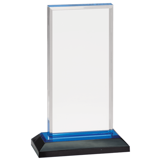 Blue Beveled Impress Acrylic - 5" x 8"