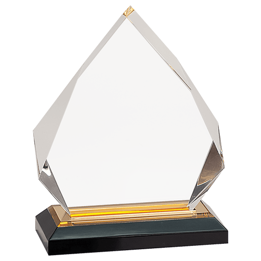 Gold Diamond Impress Acrylic - 5 1/4" x 6 3/4"