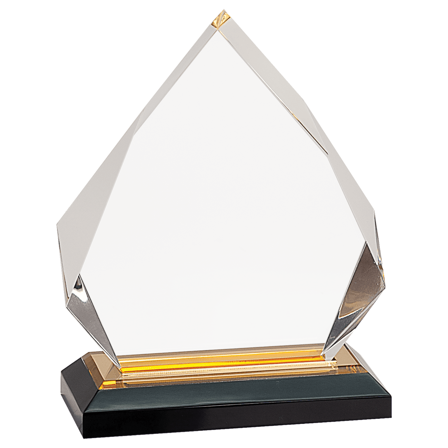 5 1/4" x 6 3/4" Gold Diamond Impress Acrylic