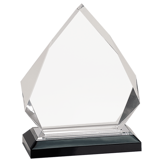 Silver Diamond Impress Acrylic - 5 1/4" x 6 3/4"