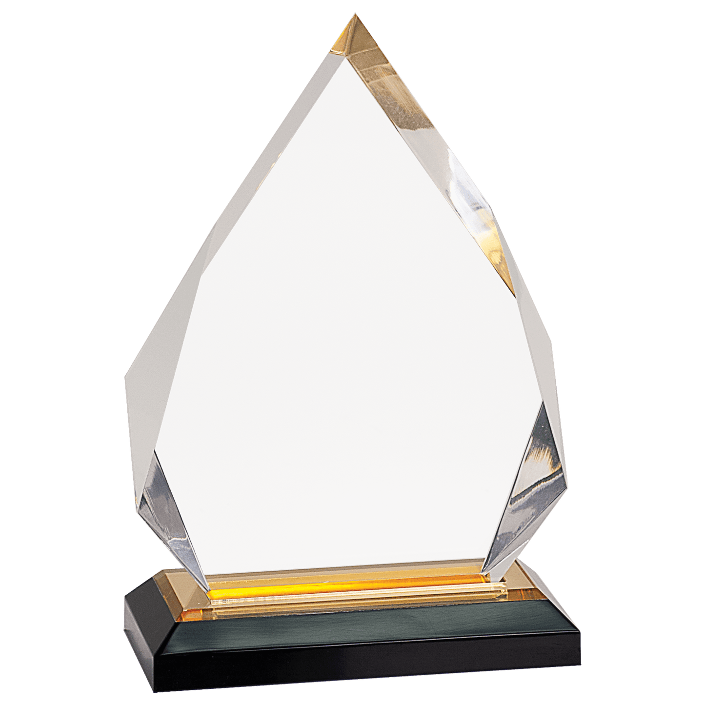 Gold Diamond Impress Acrylic - 5 1/4" x 7 3/4"