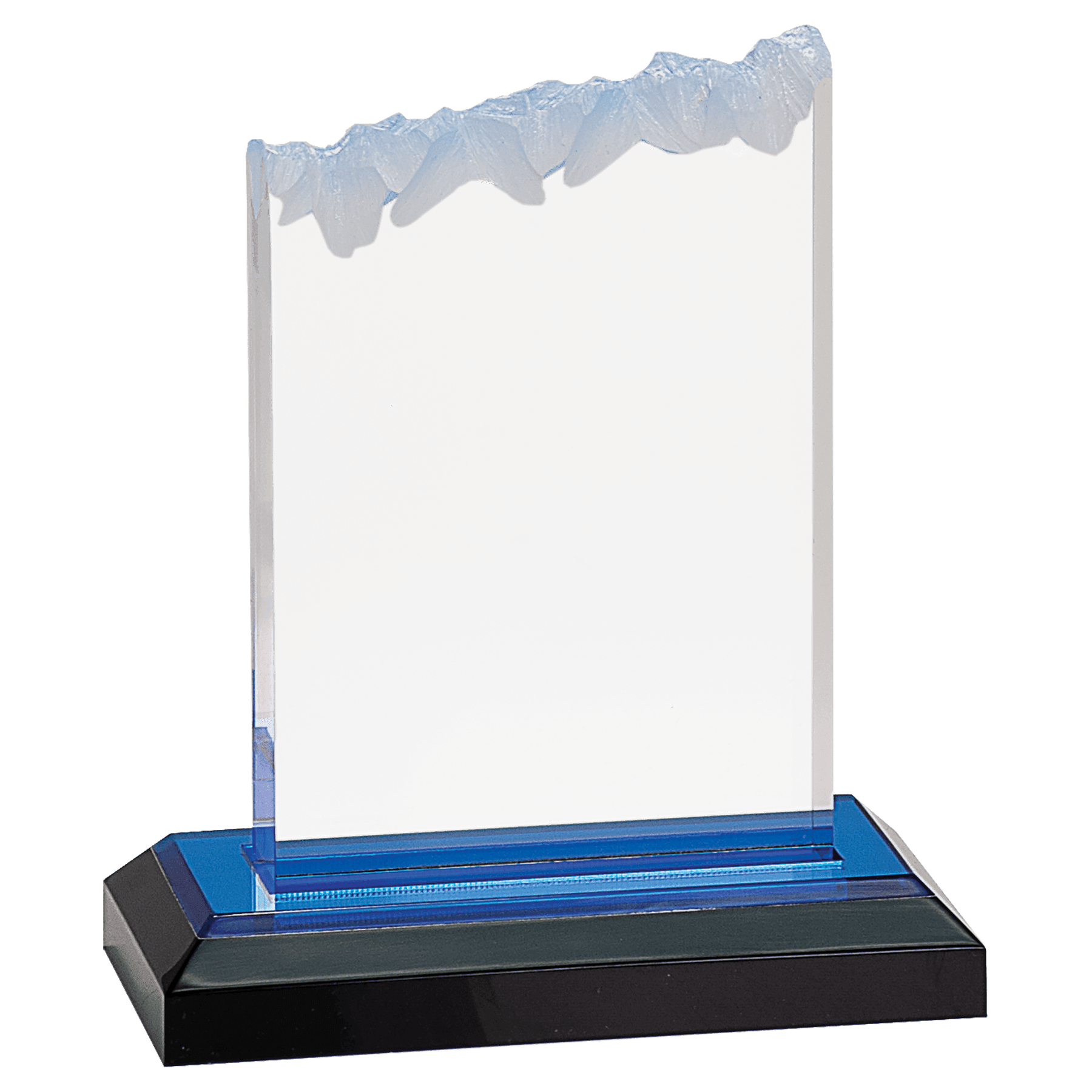 5" x 6" Blue Frosted Impress Acrylic