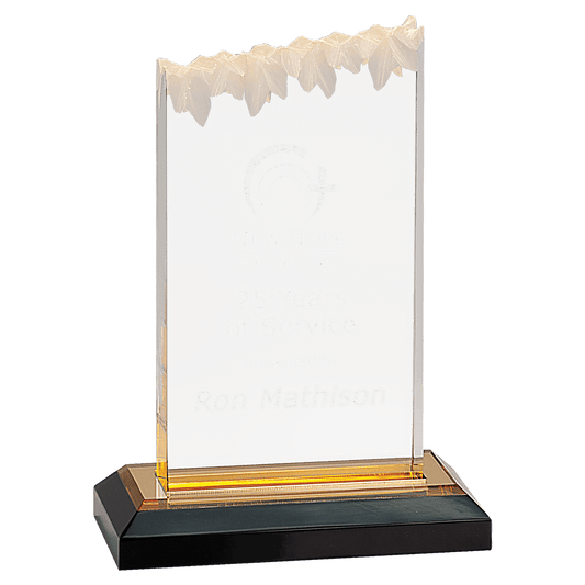 Gold Frosted Impress Acrylic - 5" x 7"