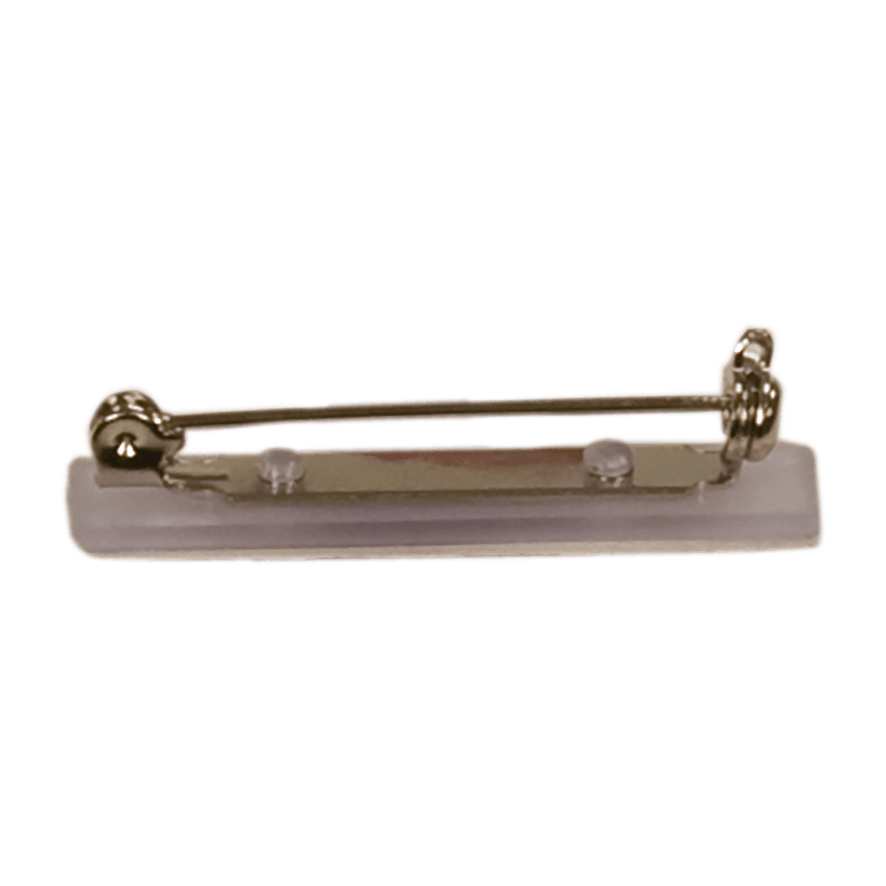 Clear Top Opening Bar Pin with Adhesive - 1 1/2"