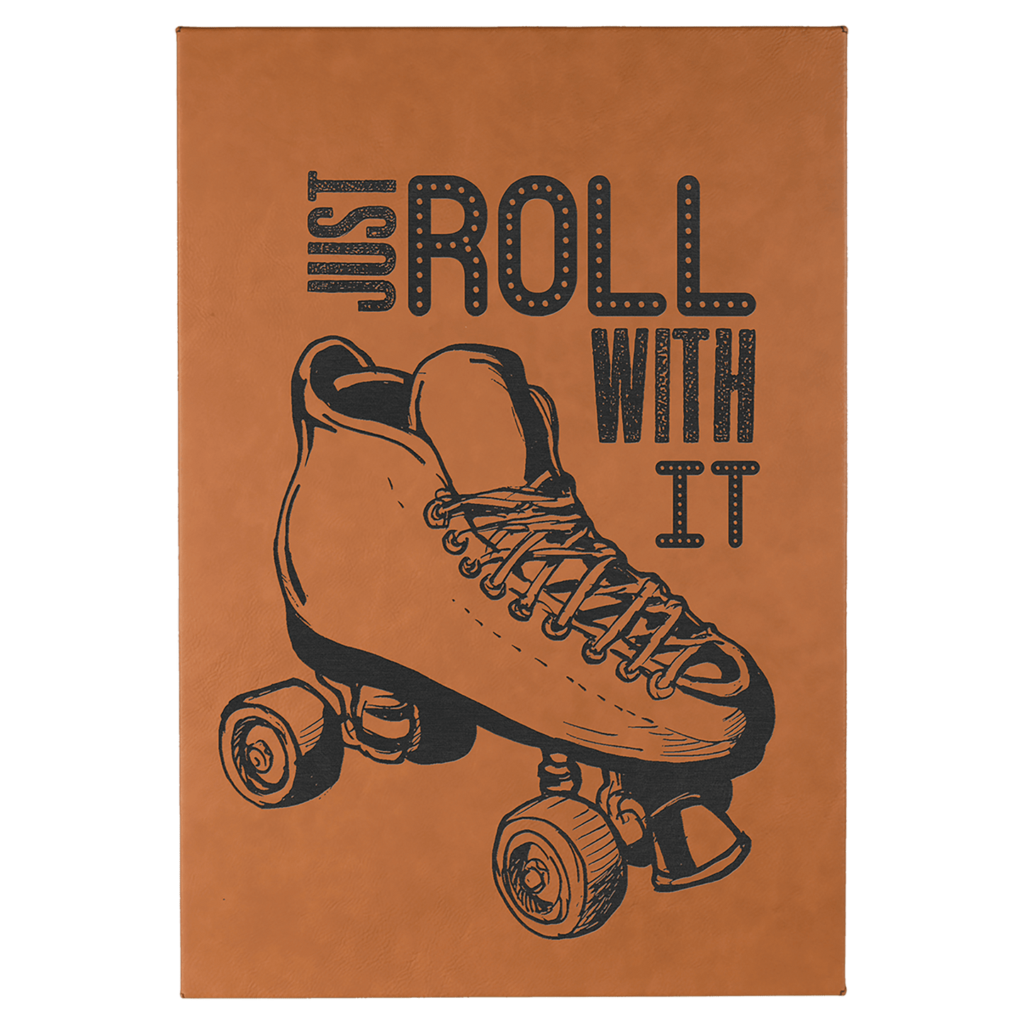 Rawhide Engravable Leatherette Wall Decor with Sawtooth Hanger - 12" x 18"