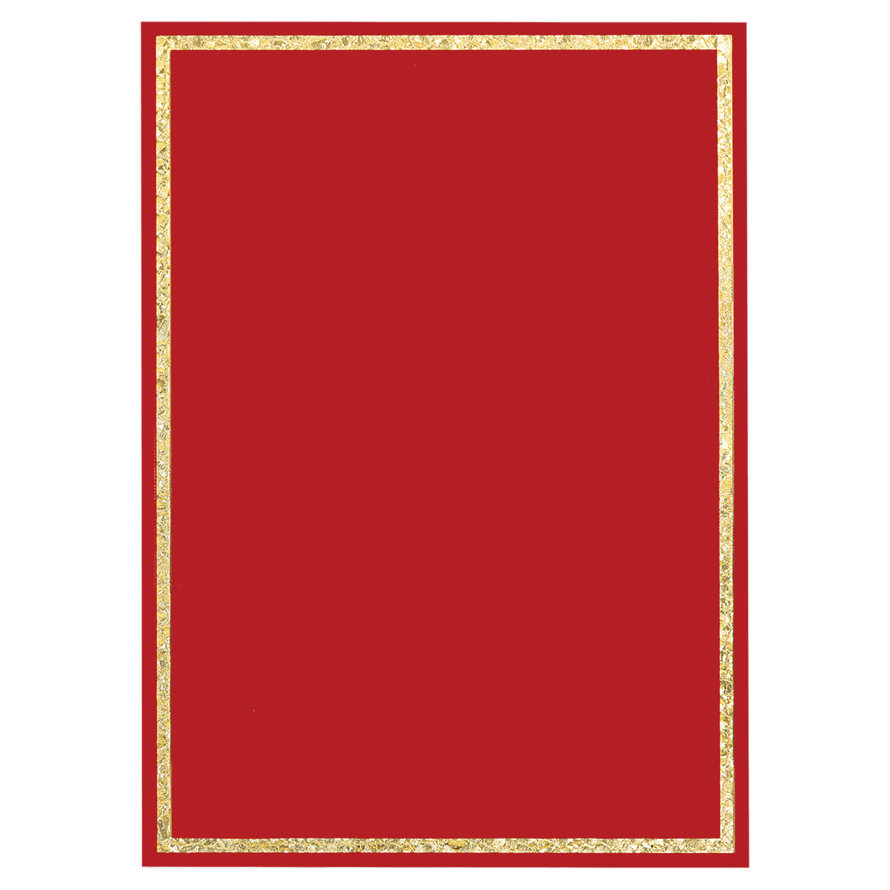 4" x 6" Red Florentine Frame Designer Plaque Plate