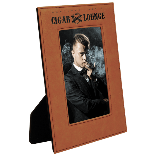 Rawhide Engravable Leatherette Photo Frame - 5" x 7"