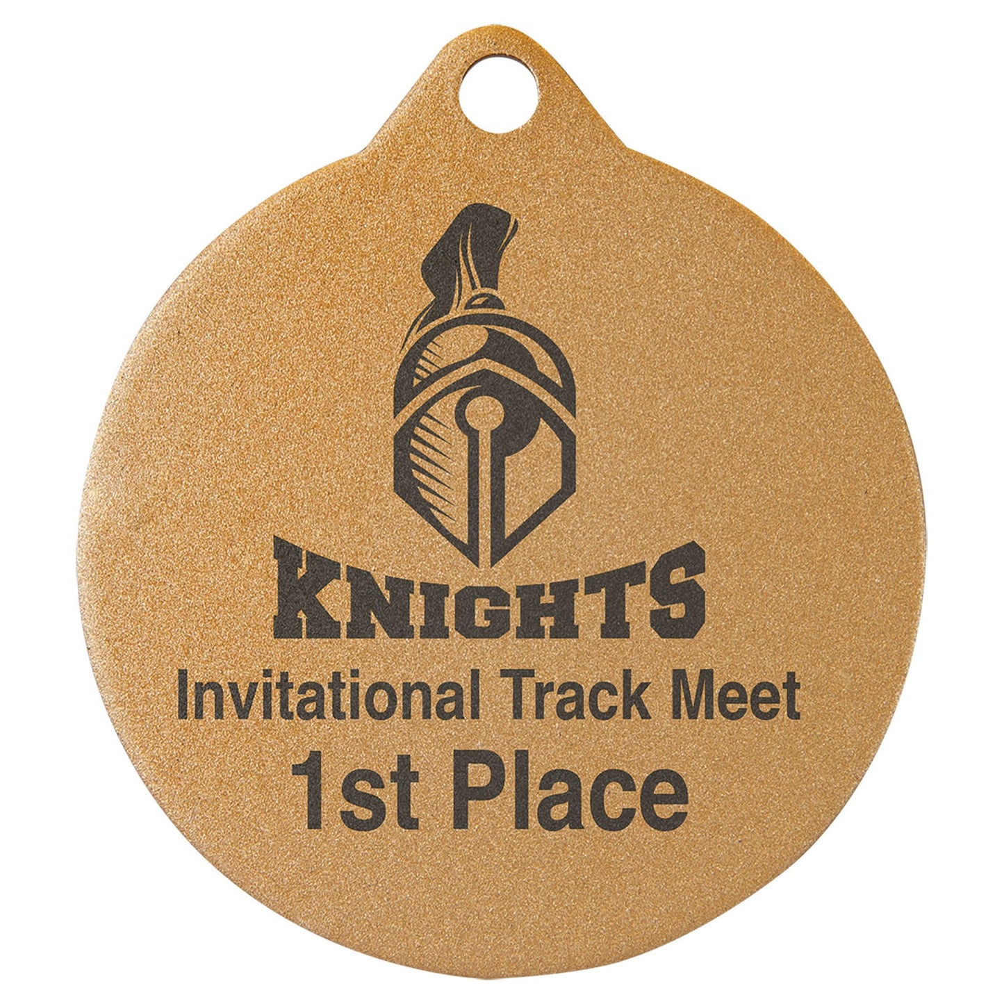 2 3/4" Laserable Gold Medal