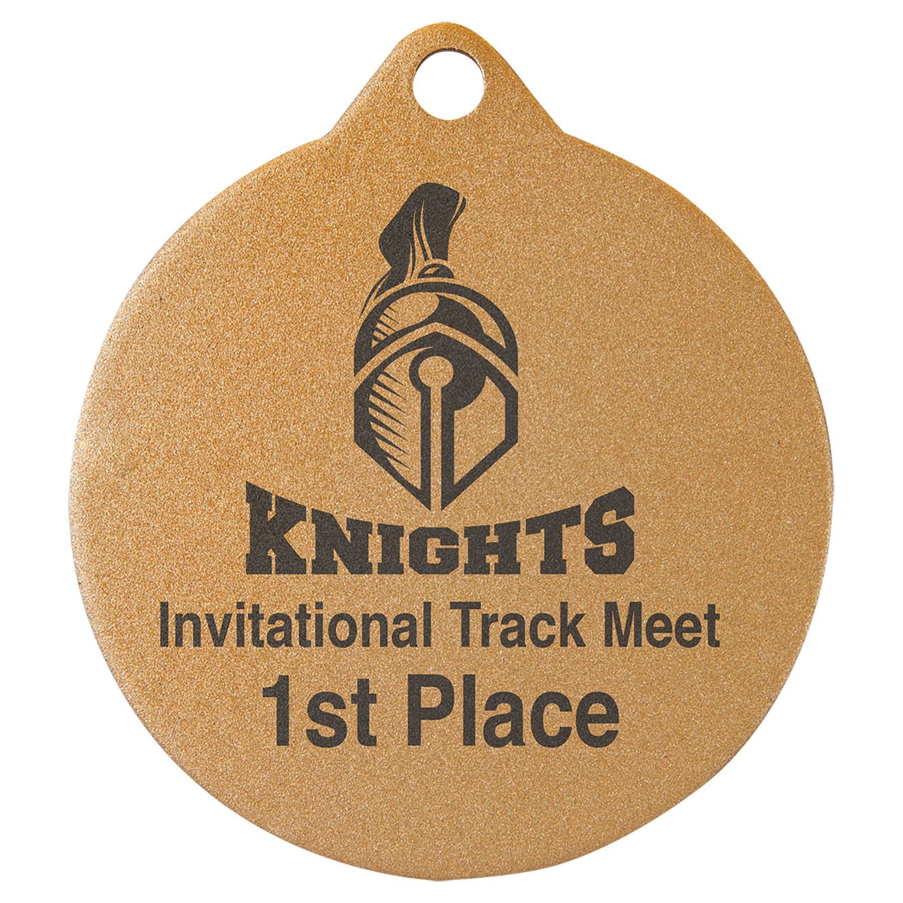 2 3/4" Laserable Gold Medal