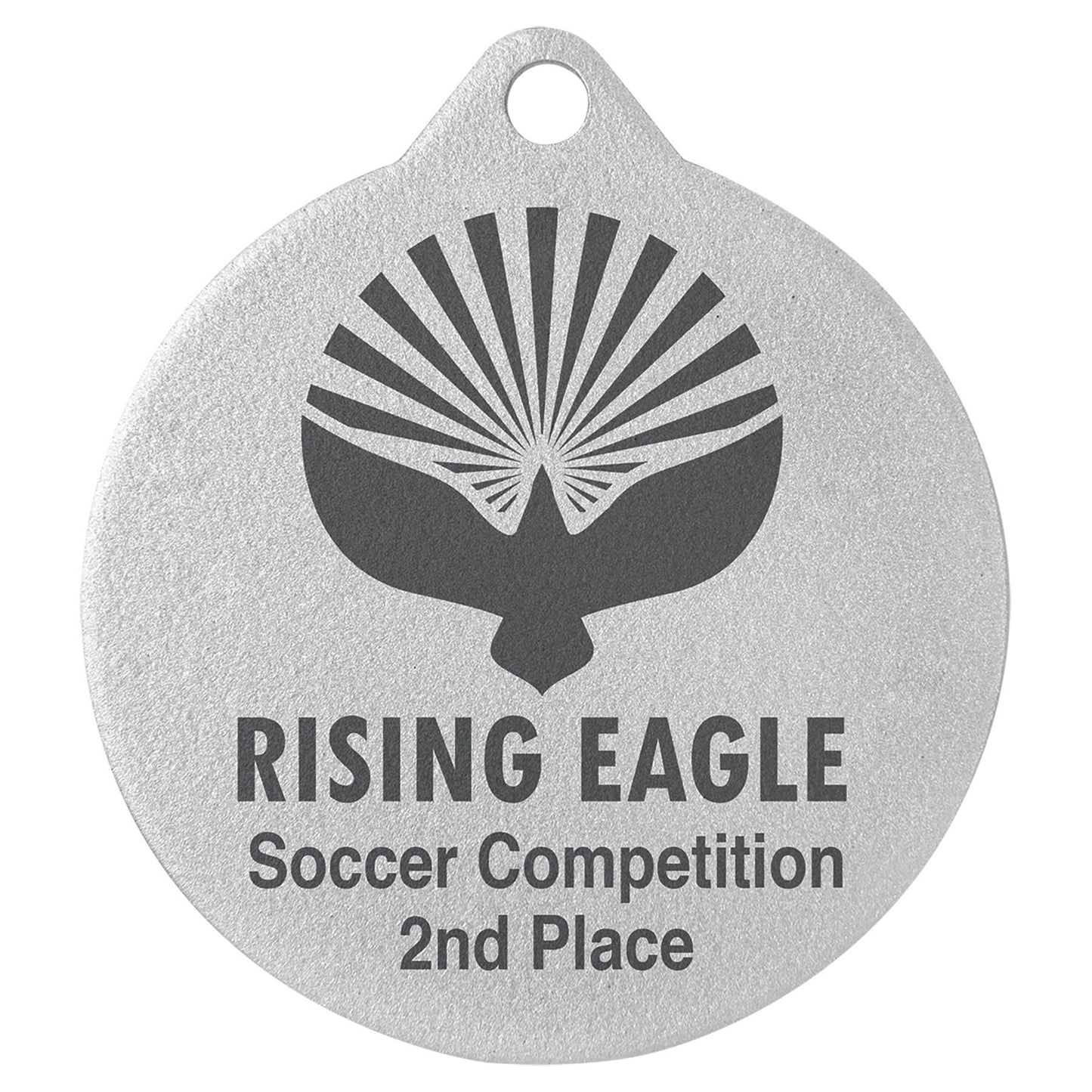 2 3/4" Laserable Silver Medal