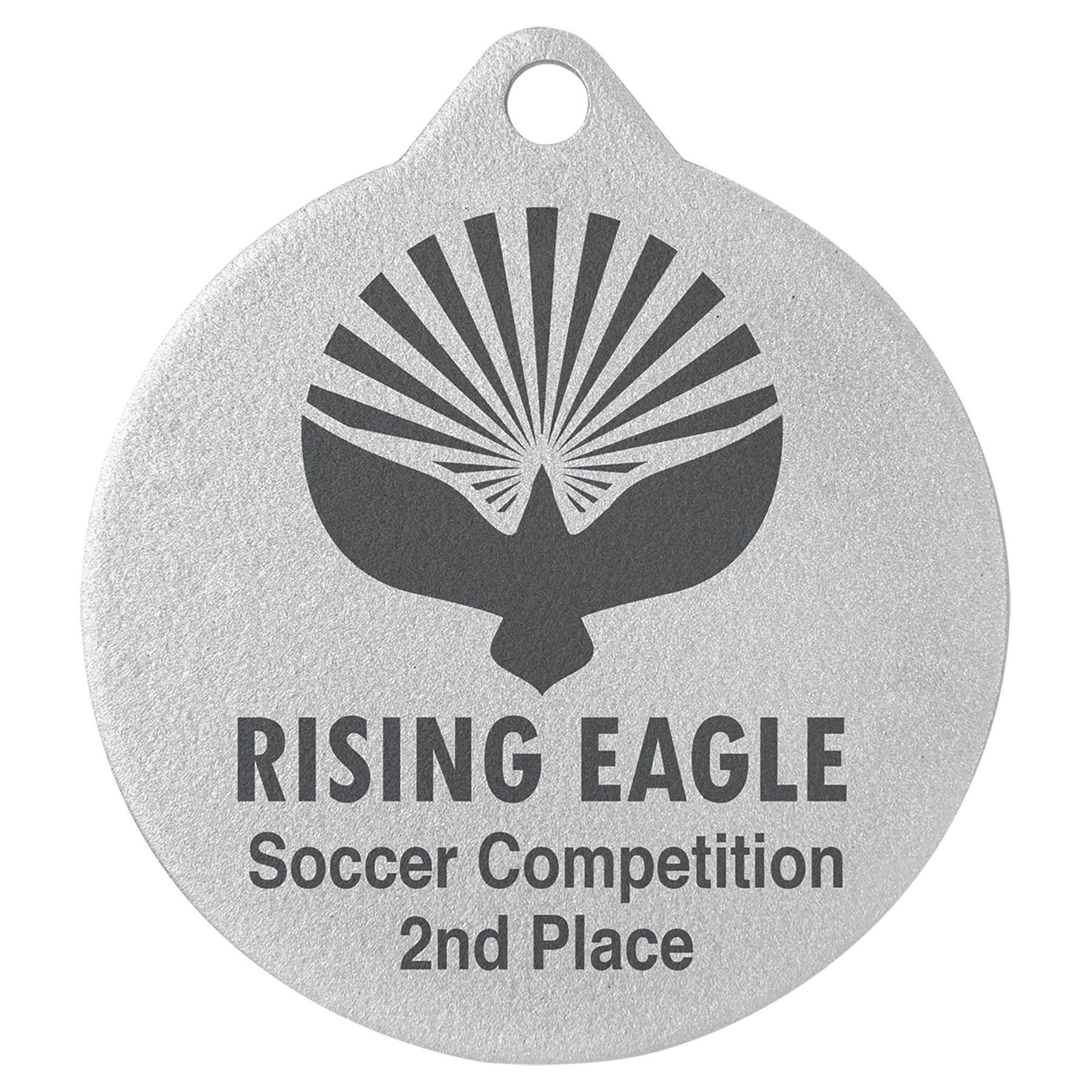 2 3/4" Laserable Silver Medal