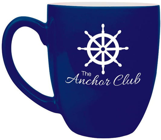 oz. Blue Ceramic Bistro LazerMug - 16
