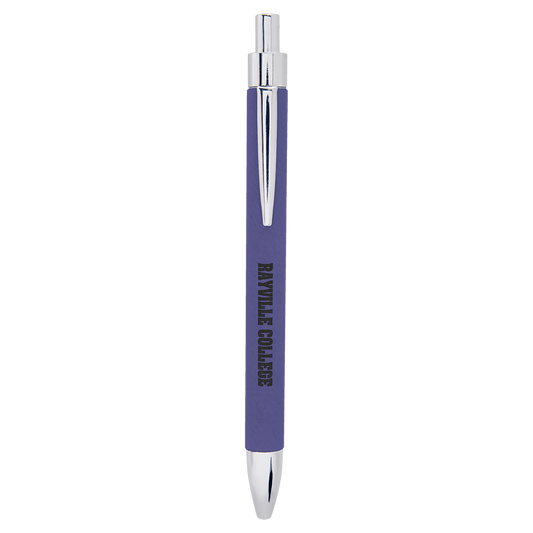 Purple Engravable Leatherette Pen