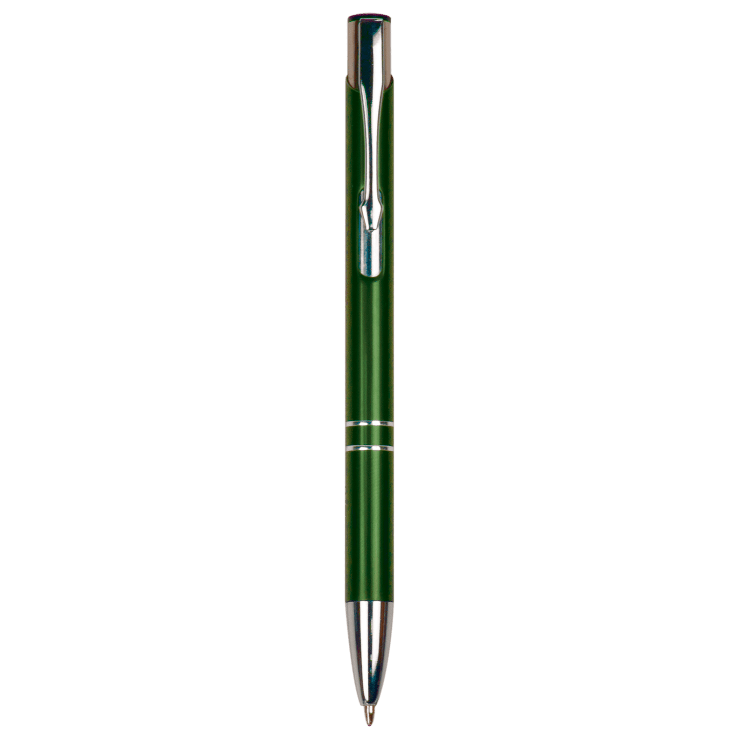 Green with Silver Trim Engravable Pen