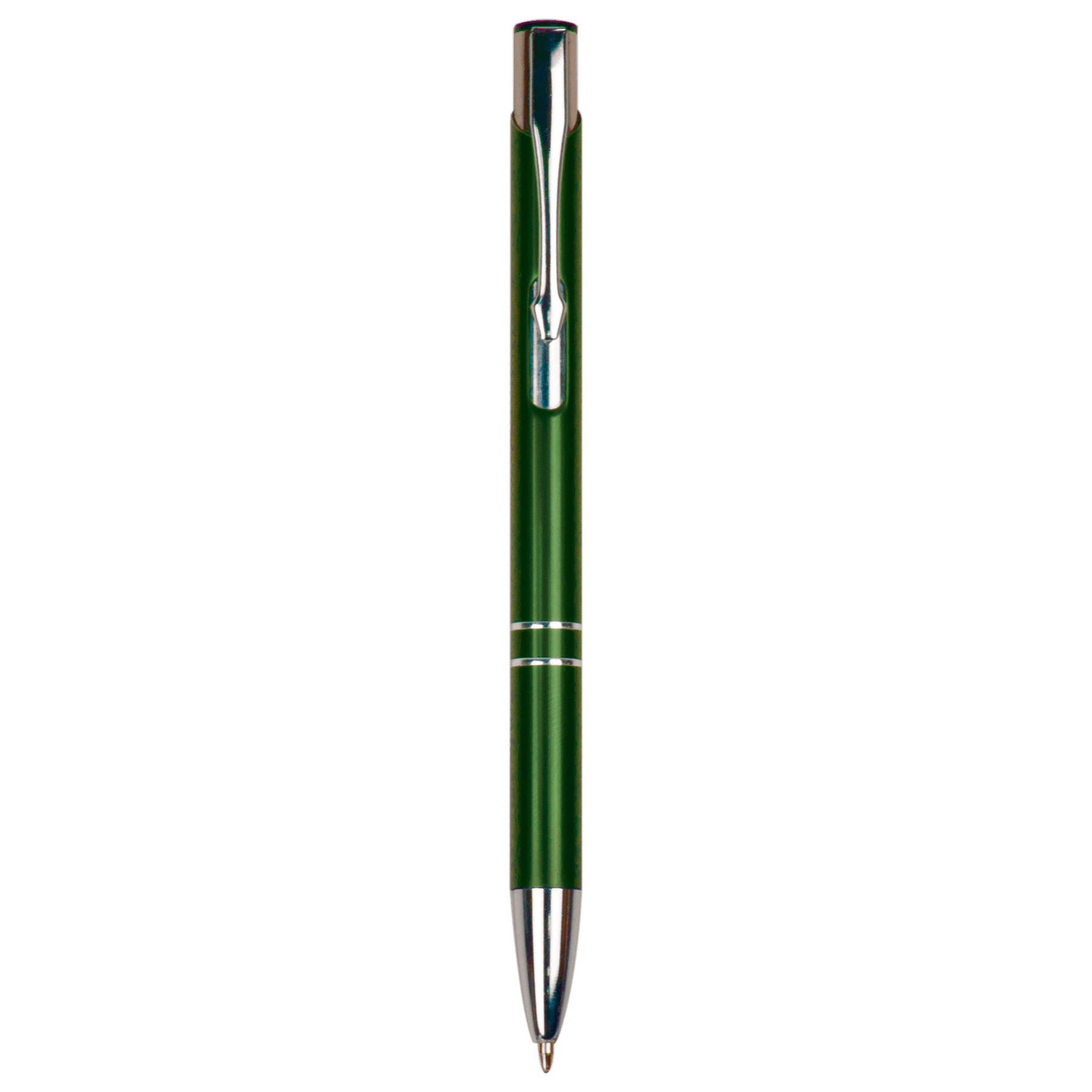 Green with Silver Trim Engravable Pen