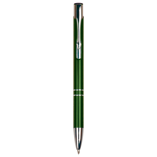 Green with Silver Trim Laserable Pen
