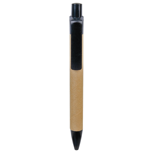 Recycled Paper Pen with Black Trim