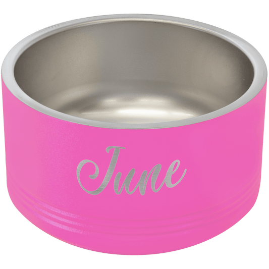 Polar Camel 18 oz. Small Pink Pet Bowl