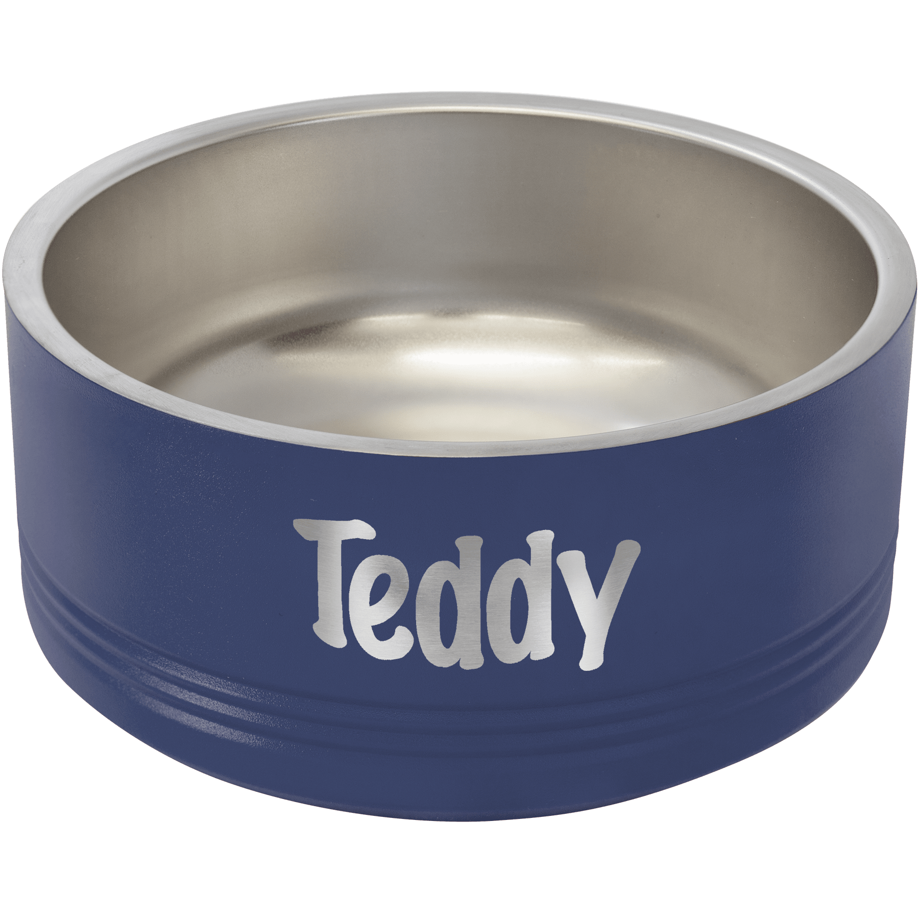 Polar Camel 32 oz. Medium Navy Blue Pet Bowl