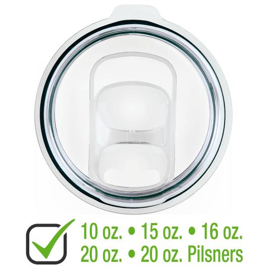 Slider Lid for 10, 15, 16, 20, Polar Camel Tumblers or 20 oz. Pilsners