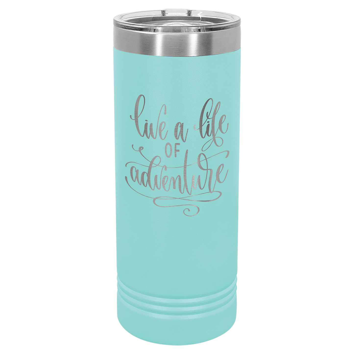 Polar Camel 22 oz. Teal Skinny Tumbler with Slider Lid