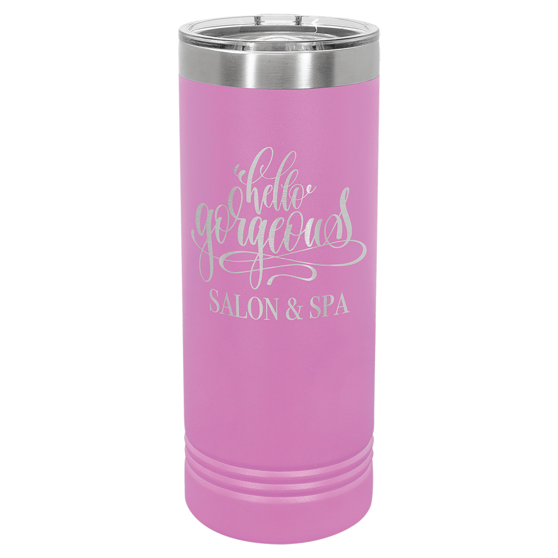 Polar Camel 22 oz. Light Purple Skinny Tumbler with Slider Lid