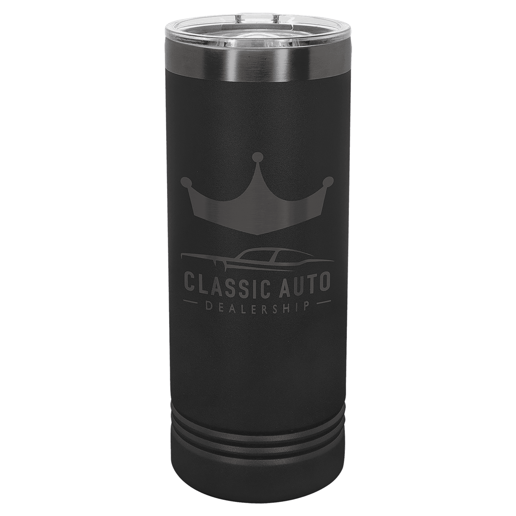 Polar Camel 22 oz. Black/Ghost Black Skinny Tumbler