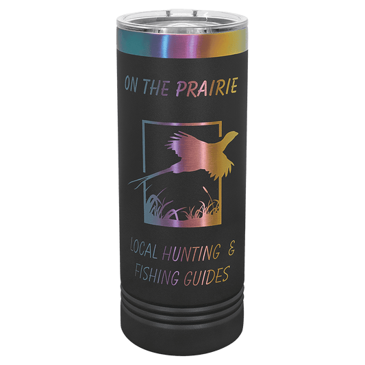 Polar Camel 22 oz. Black/Prism Skinny Tumbler
