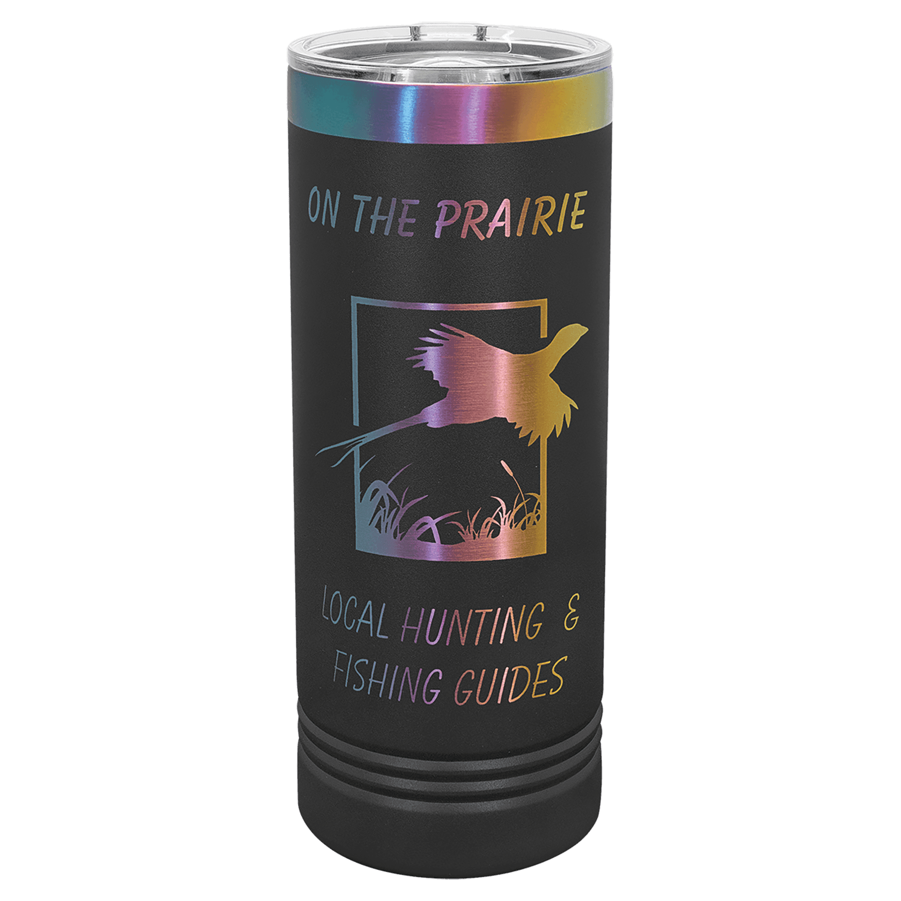 Polar Camel 22 oz. Black/Prism Skinny Tumbler