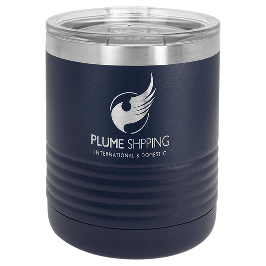 Polar Camel 10 oz. Navy Blue Tumbler with Standard Lid