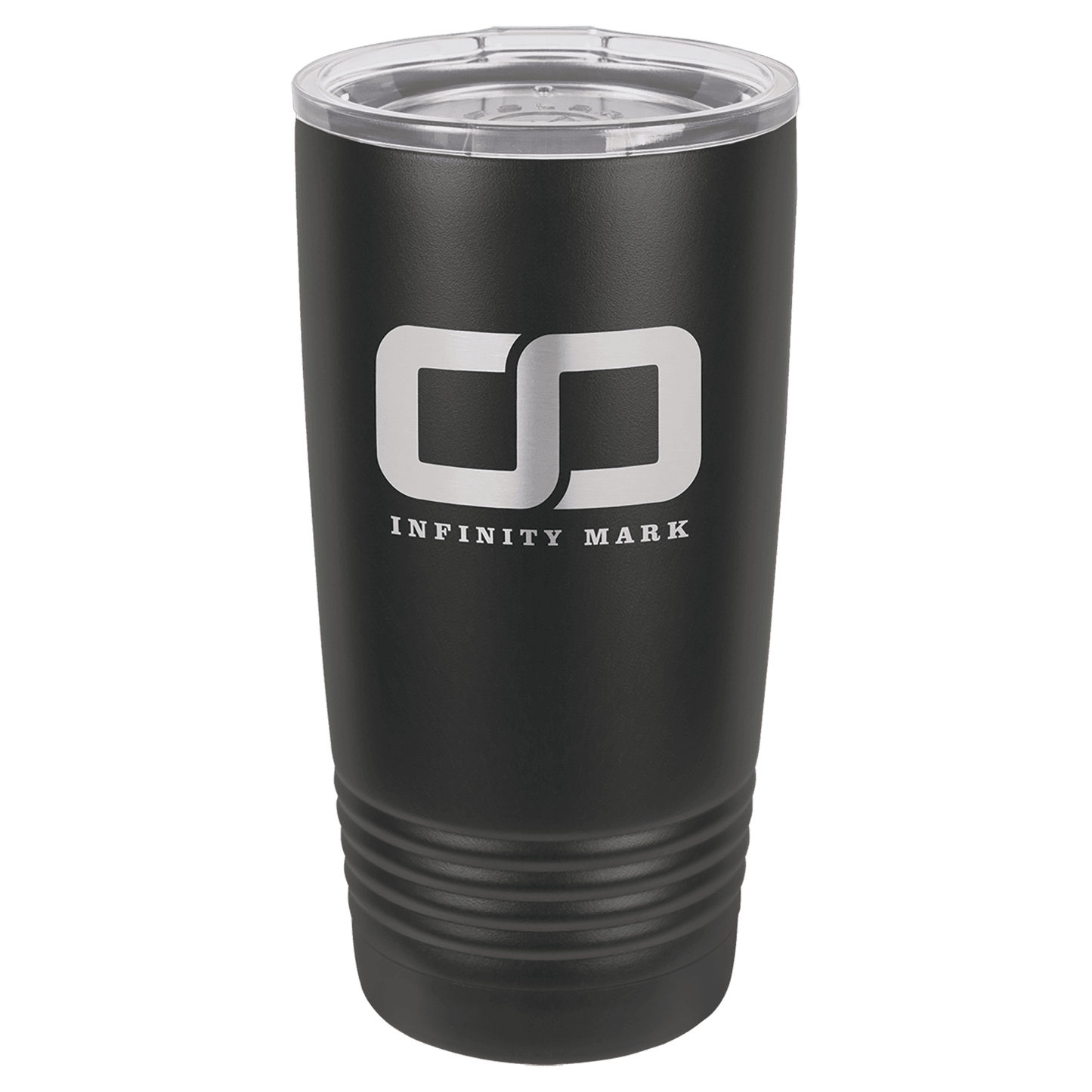Polar Camel 20 oz. Black without Silver Ring Ringneck Tumbler with Standard Lid