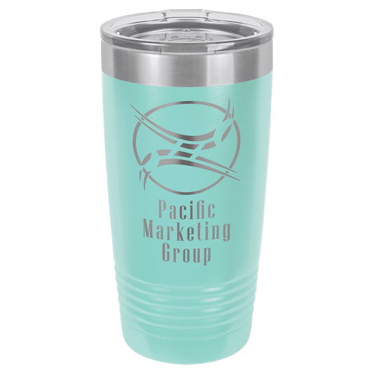 Polar Camel 20 oz. Teal Ringneck Tumbler with Standard Lid