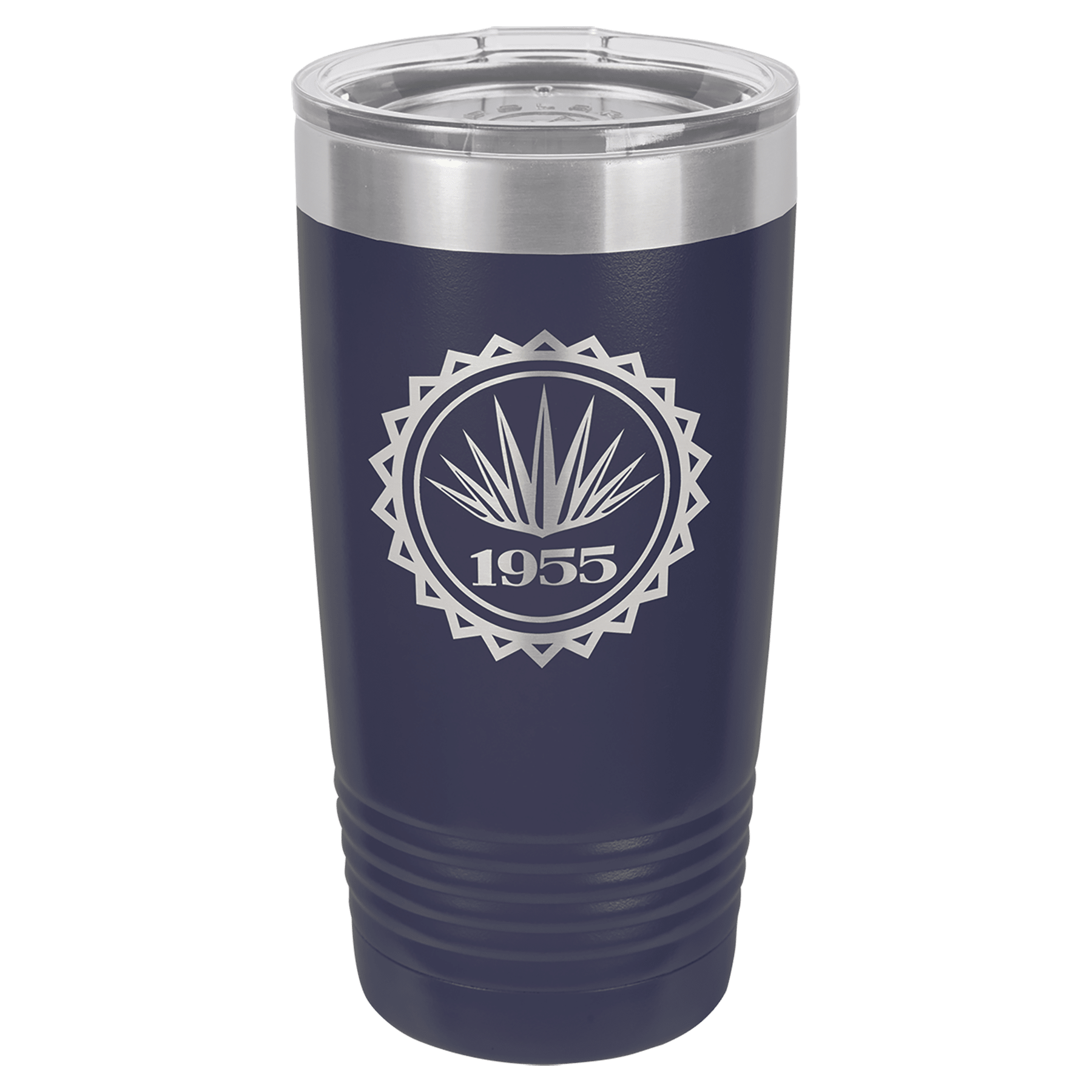 Polar Camel 20 oz. Navy Blue Ringneck Tumbler with Standard Lid