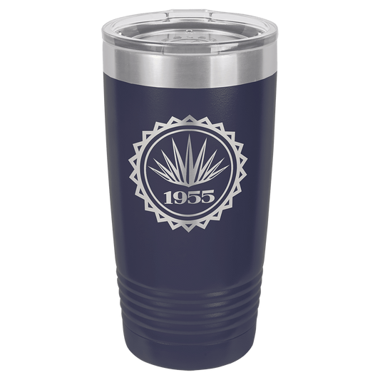 Polar Camel 20 oz. Navy Blue Ringneck Tumbler with Standard Lid