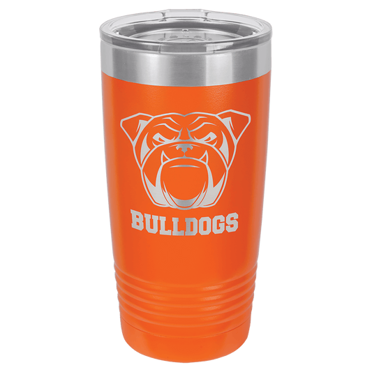 Polar Camel 20 oz. Orange Ringneck Tumbler with Standard Lid