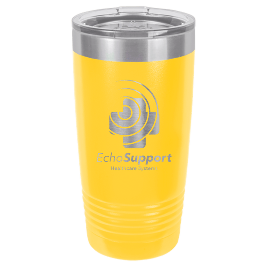 Polar Camel 20 oz. Yellow Ringneck Tumbler with Standard Lid