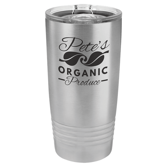 Polar Camel 20 oz. Stainless Steel Ringneck Tumbler with Slider Lid