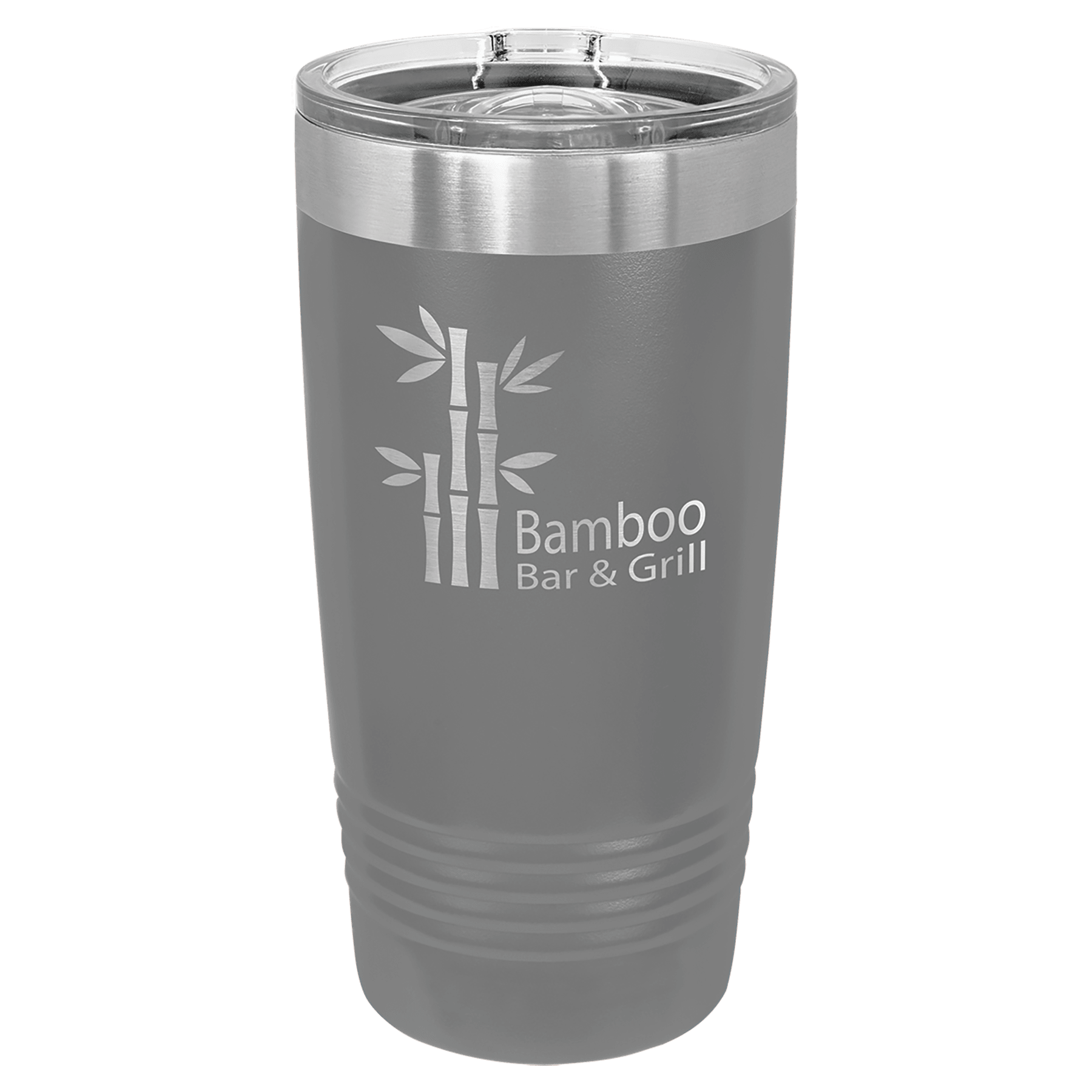 Polar Camel 20 oz. Dark Gray Ringneck Tumbler with Slider Lid