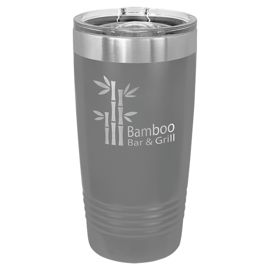 Polar Camel 20 oz. Dark Gray Ringneck Tumbler with Slider Lid