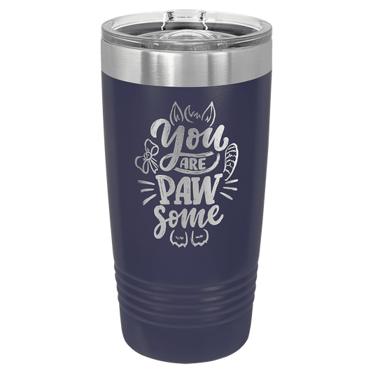 Polar Camel 20 oz. Navy Blue Ringneck Tumbler with Slider Lid