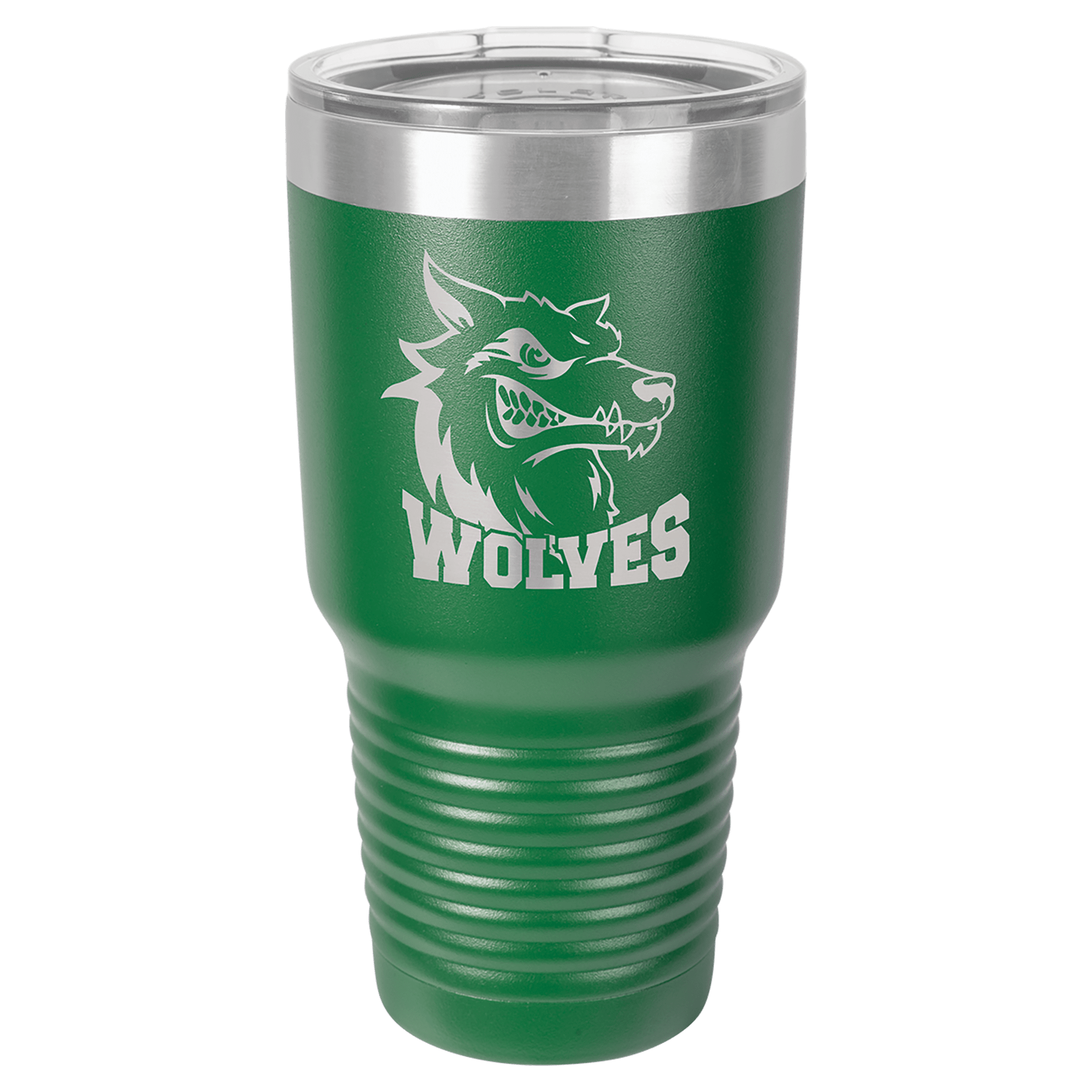 Polar Camel 30 oz. Green Ringneck Tumbler with Standard Lid